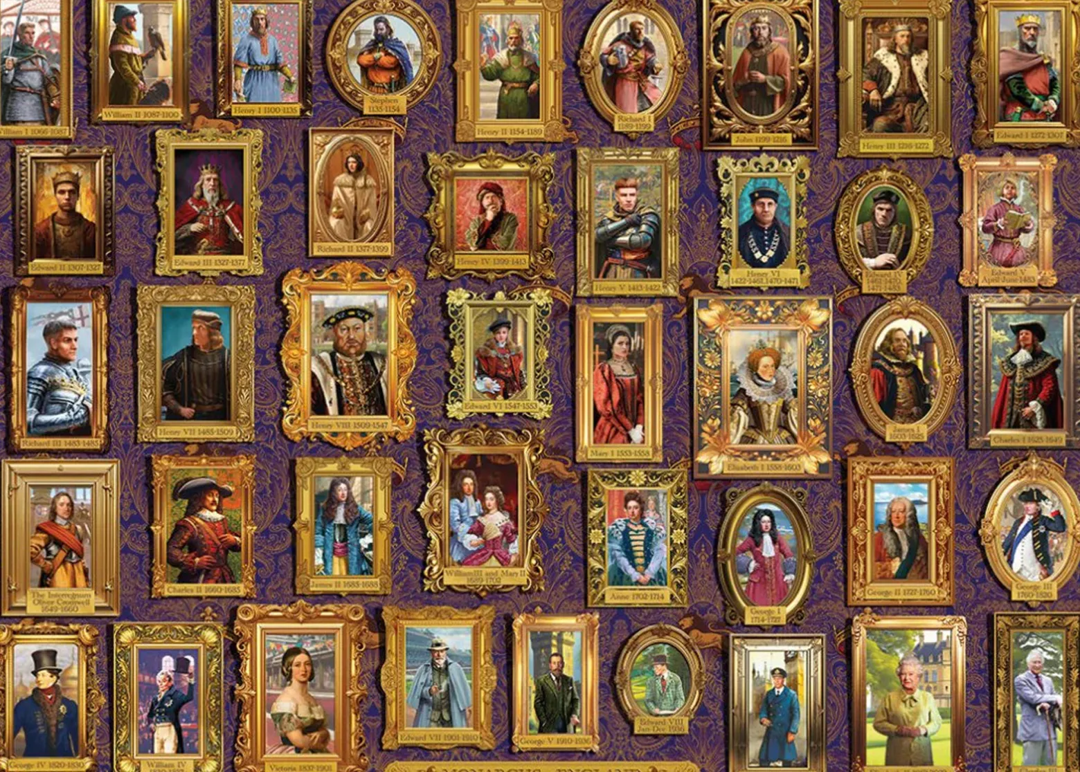 Puzzle 1000 el. Władcy Anglii