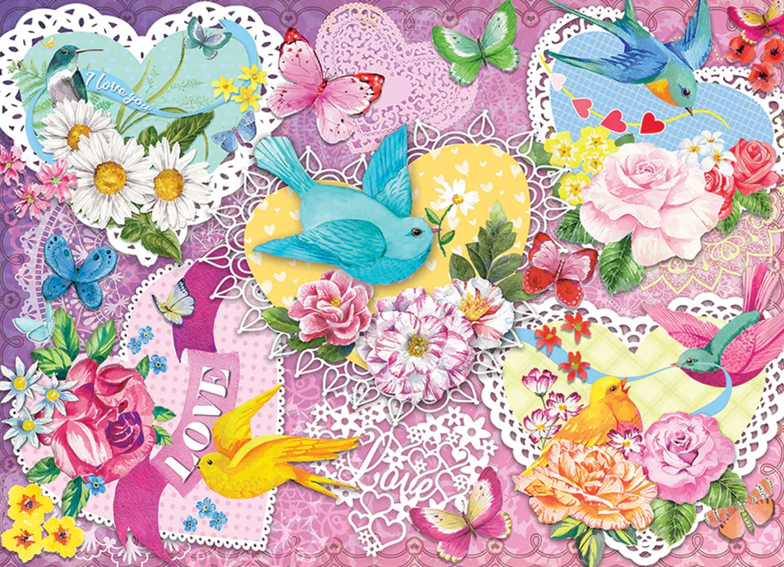 Puzzle 500 el. Walentynki