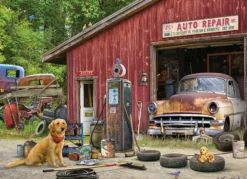 Puzzle 500 el. Warsztat samochodowy
