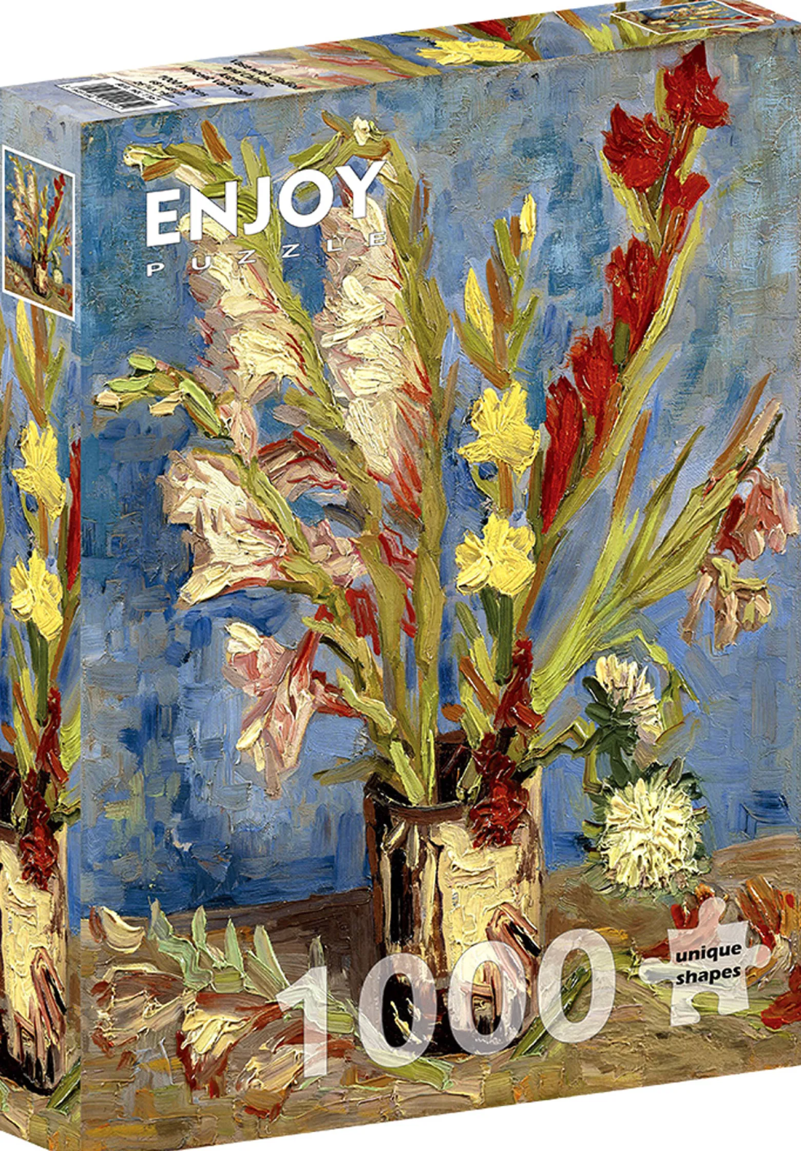 Puzzle 1000 el. Wazon z mieczykami i astrami, Vincent van Gogh