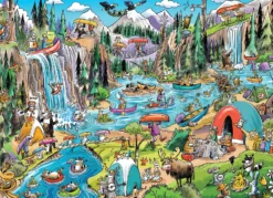 Puzzle 1000 el. Weekend w kajaku