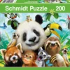 Puzzle 200 el. Wesołe zwierzaki