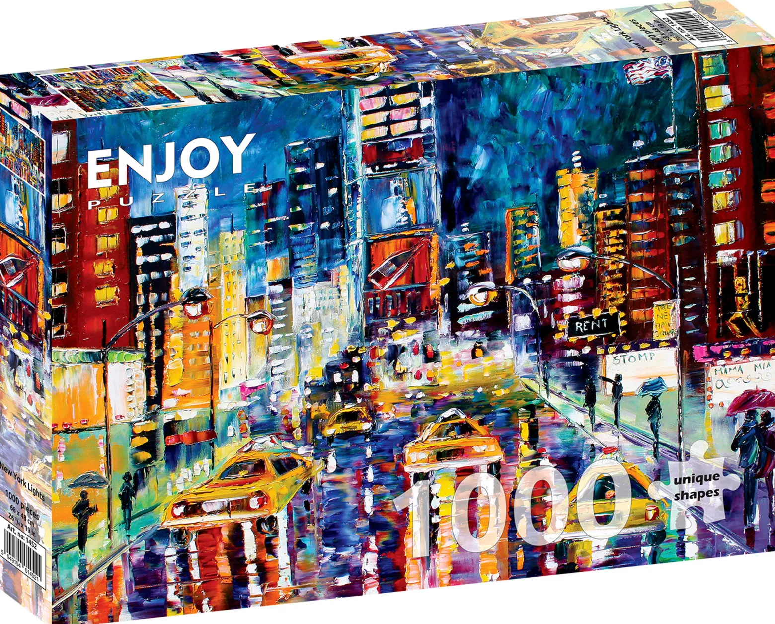 Puzzle 1000 el. Światła Nowego Jorku / USA