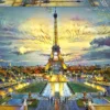 Puzzle 500 el. Wieża Eiffla / Paryż / Francja