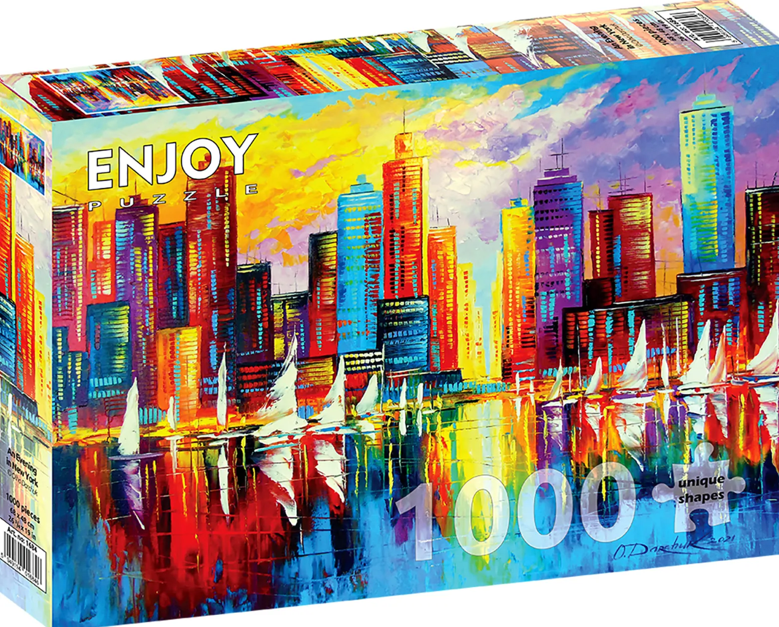Puzzle 1000 el. Wieczór w Nowym Jorku / USA