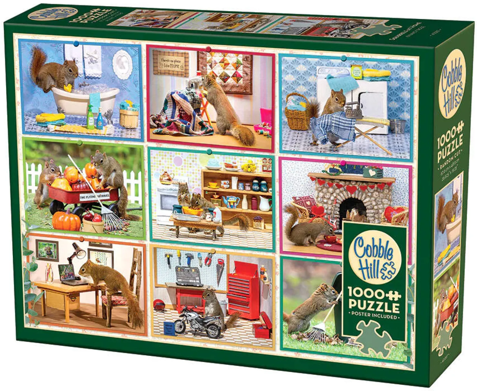 Puzzle 1000 el. Wiewiórki domowe