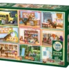 Puzzle 1000 el. Wiewiórki w szkole