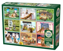 Puzzle 1000 el. Wiewiórki w wielkim mieście