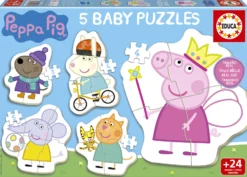 Puzzle 3-5 el. Świnka Peppa