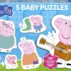 Puzzle 2-5 el. Świnka Peppa