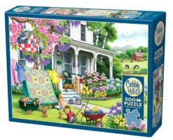 Puzzle 500 el. Wiosenne porządki