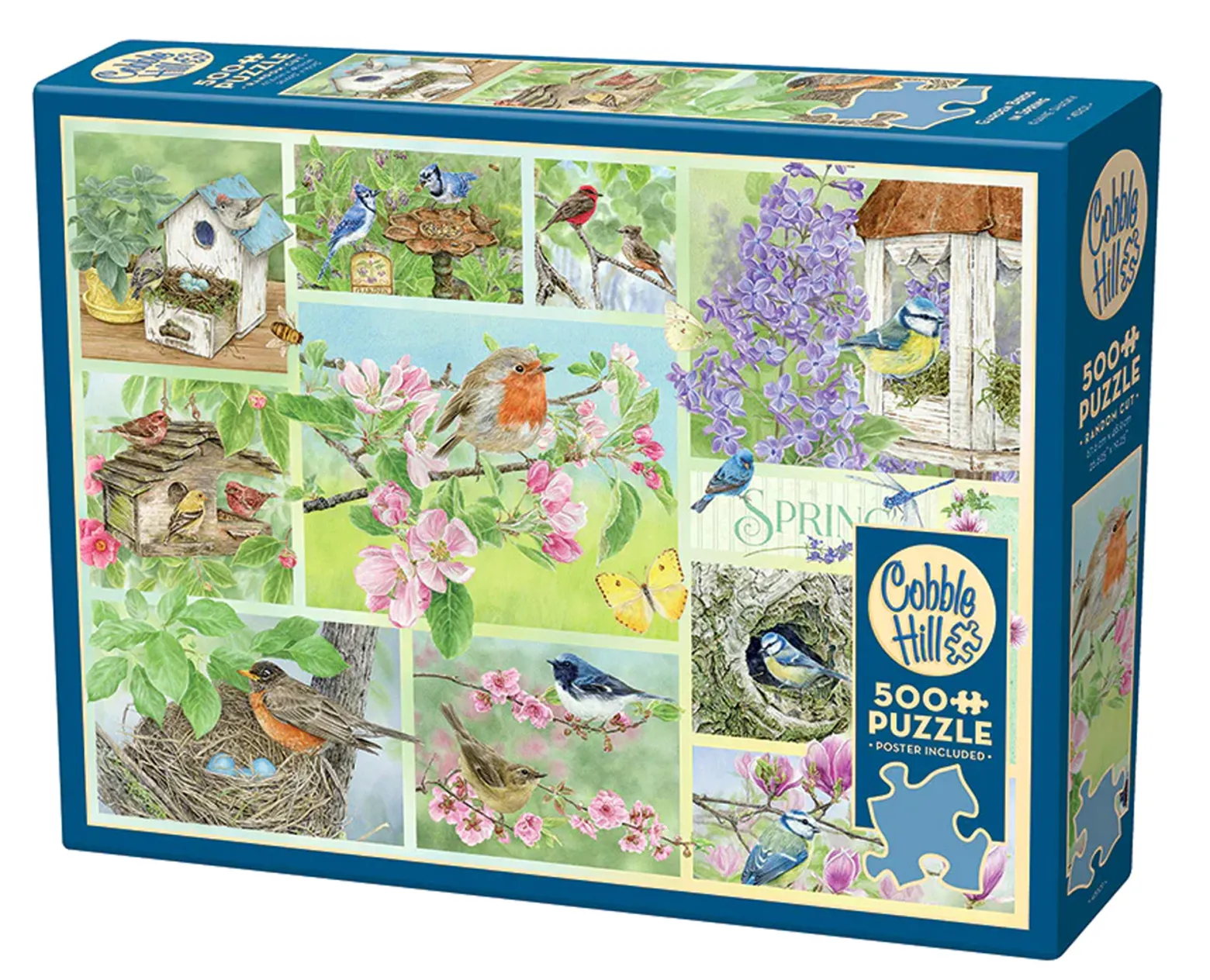 Puzzle 500 el. Wiosenne ptaki