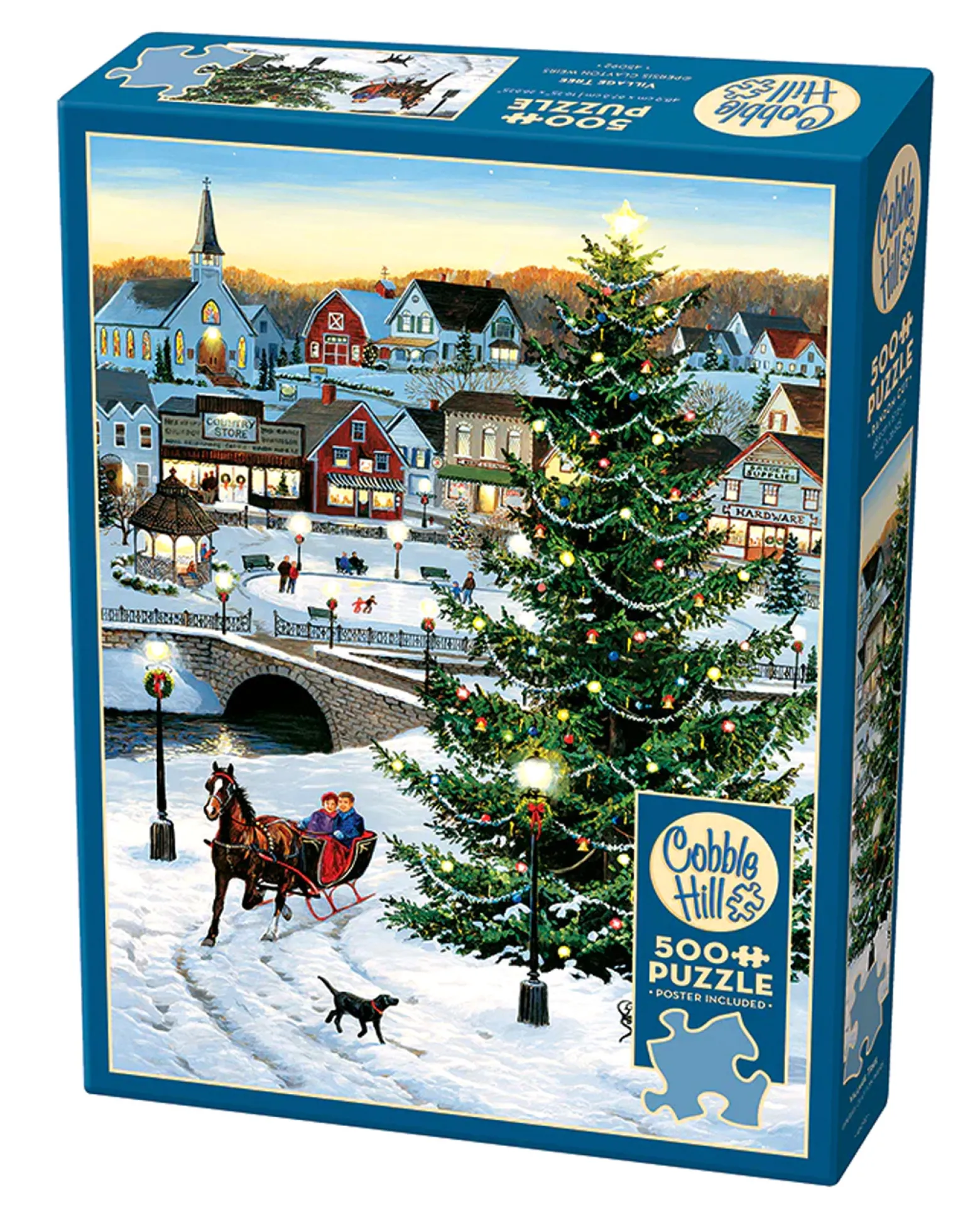 Puzzle 500 el. Świąteczna choinka