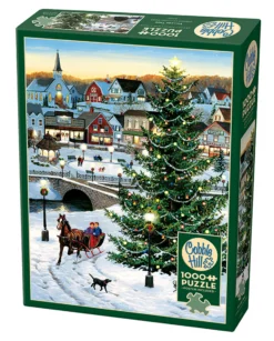 Puzzle 1000 el. Świąteczna panorama