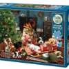 Puzzle 500 el. Świąteczne szczenięta
