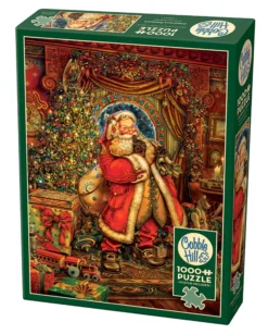 Puzzle 1000 el. Święty Mikołaj tu był
