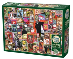 Puzzle 1000 el. W krainie kotów
