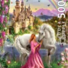 Puzzle 500 el. Wróżka i jednorożec