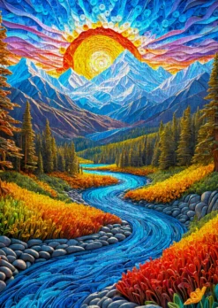 Puzzle 1000 el. Wschód słońca