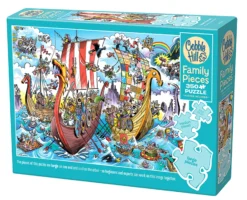 Puzzle 350 el. Wyprawa wikingów