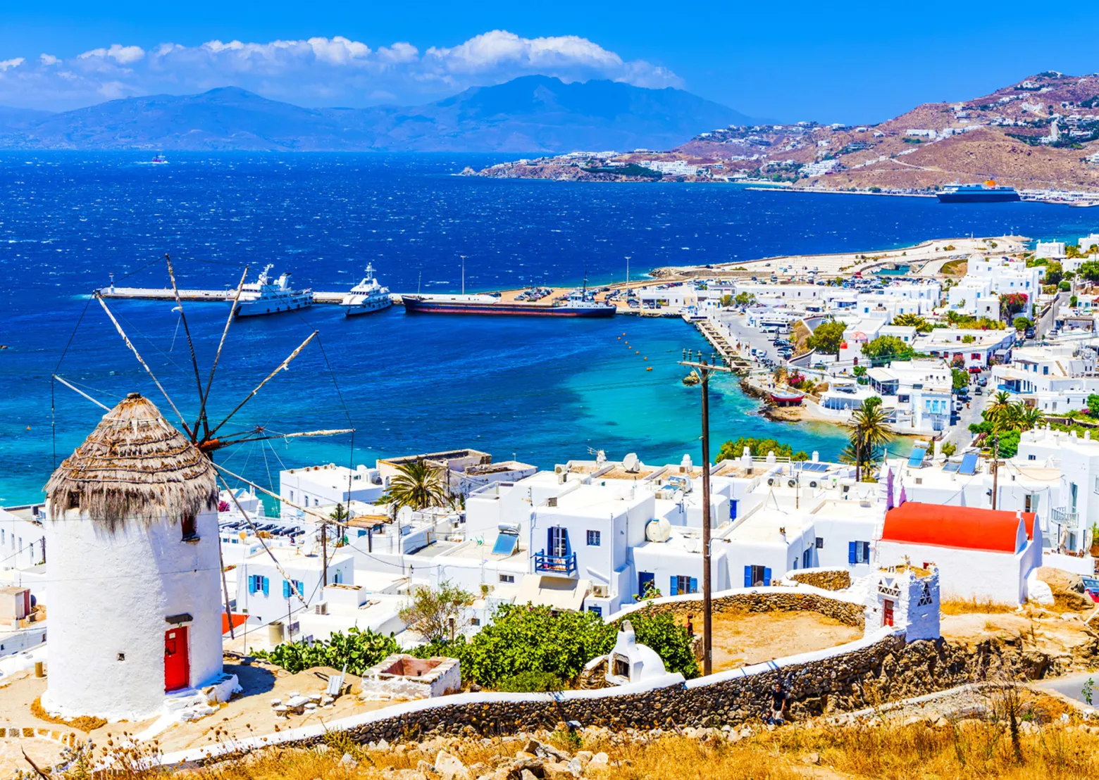Puzzle 1000 el. Wyspa Mykonos / Grecja