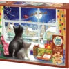 Puzzle 275 el. XL Czekając na Świętego Mikołaja