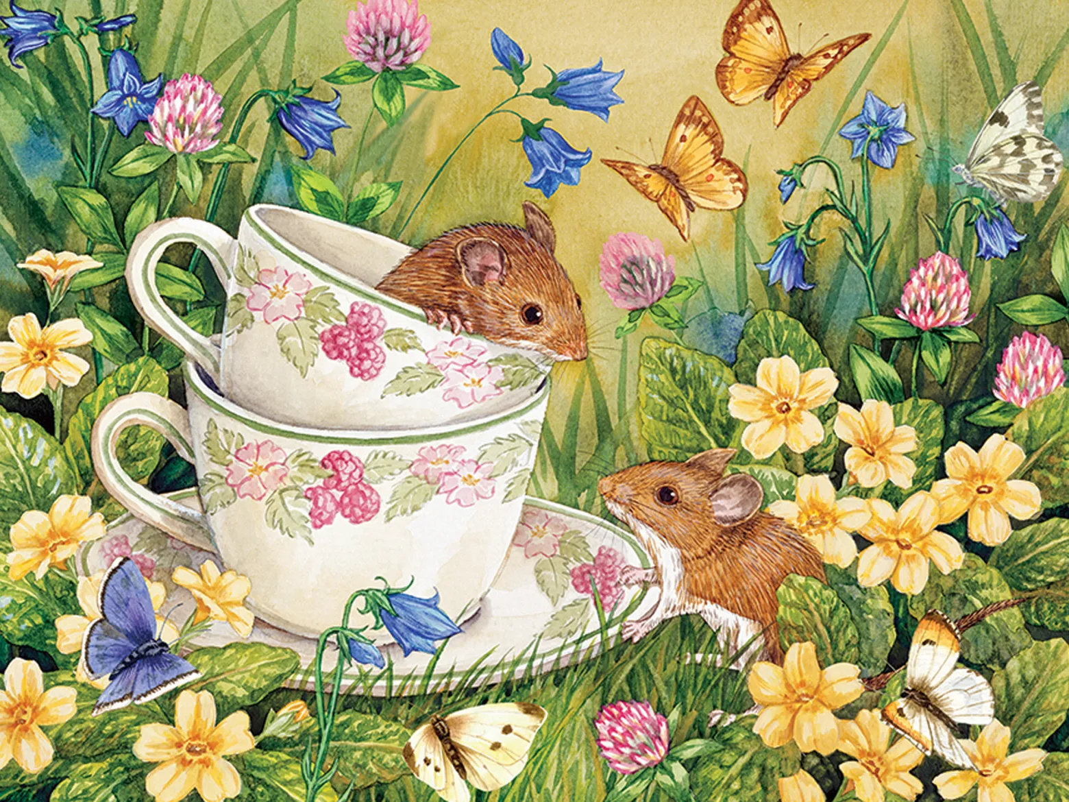 Puzzle 275 el. XL Herbatka dla dwojga