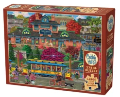 Puzzle 275 el. XL Stacja kolejowa