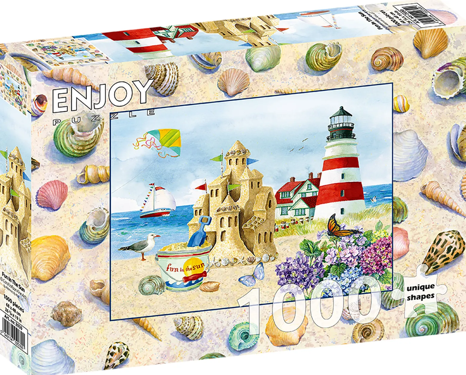 Puzzle 1000 el. Zabawa na plaży