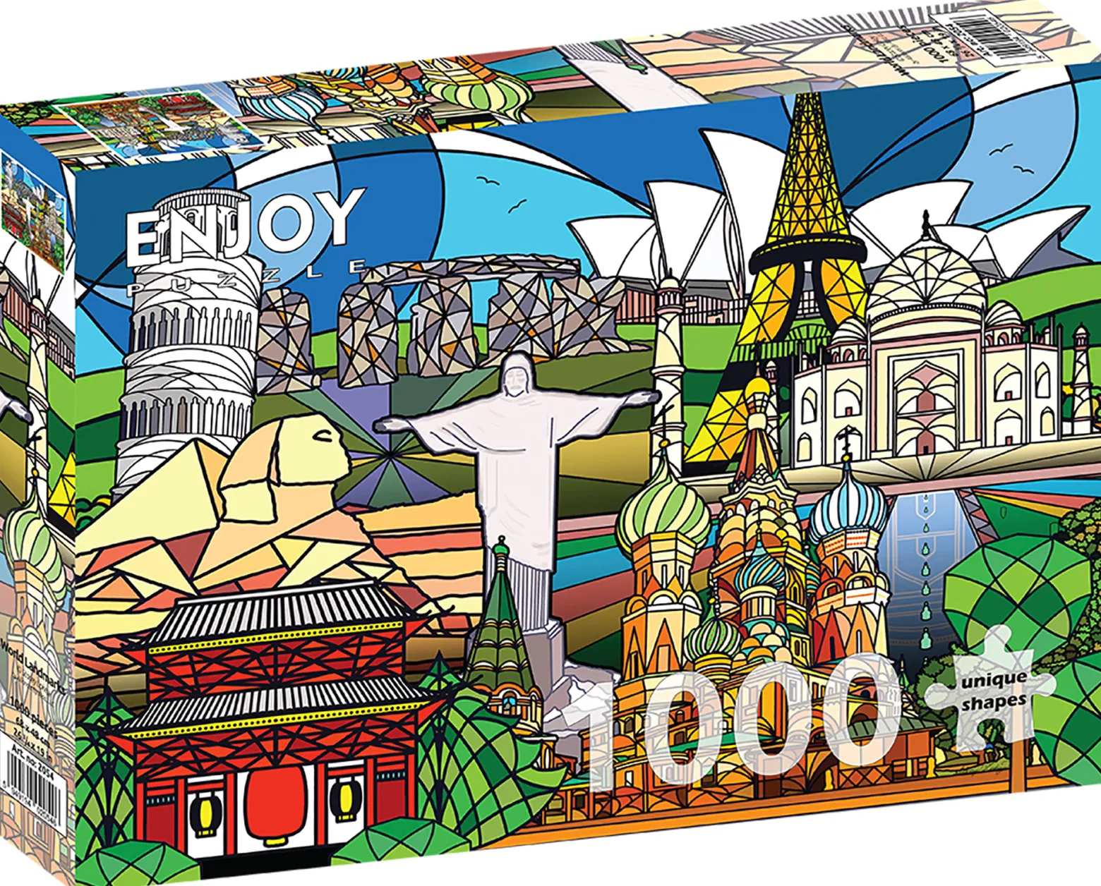 Puzzle 1000 el. Zabytki świata