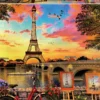 Puzzle 3000 el. Zachód słońca w Paryżu
