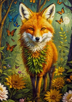 Puzzle 1000 el. Zaczarowany lis
