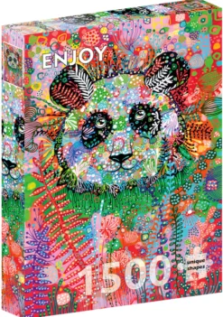 Puzzle 1500 el. Zagadkowa panda