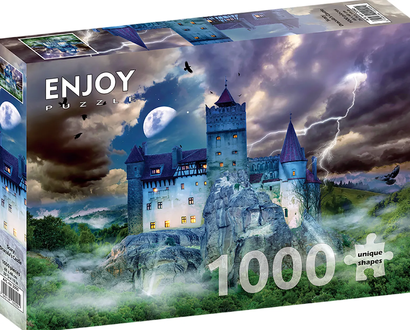 Puzzle 1000 el. Zamek hrabiego Drakuli