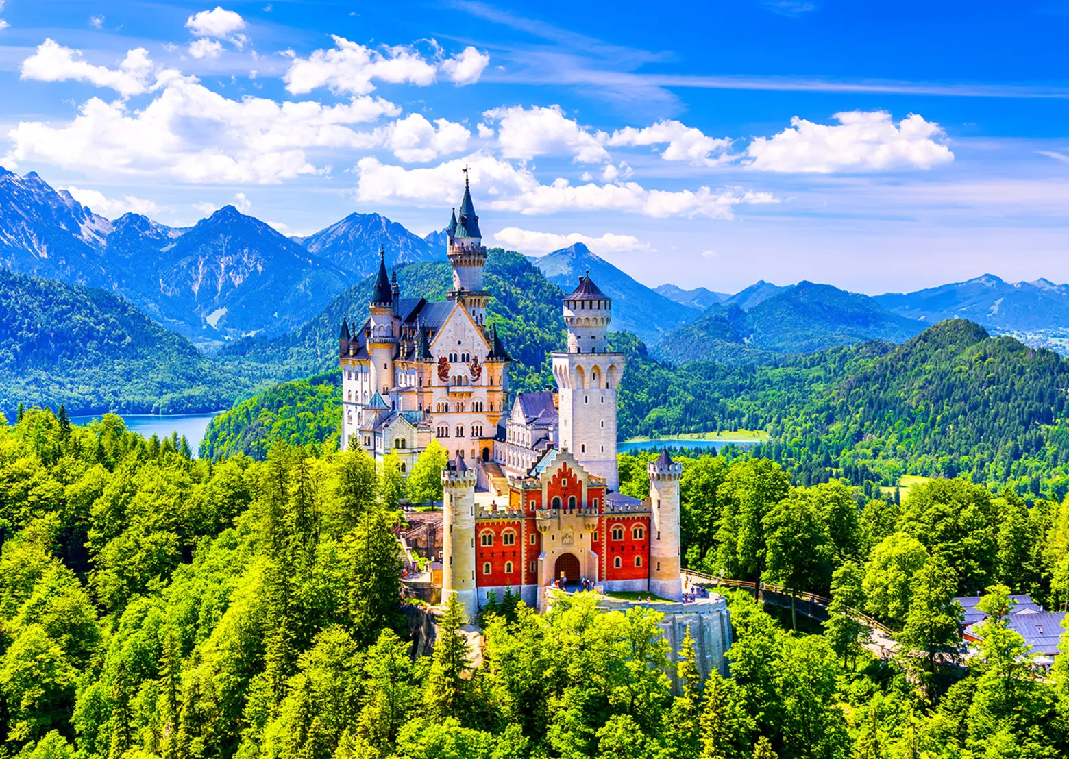 Puzzle 1000 el. Zamek Neuschwanstein / Niemcy