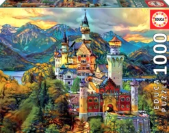 Puzzle 1000 el. Zamek Neuschwanstein / Niemcy