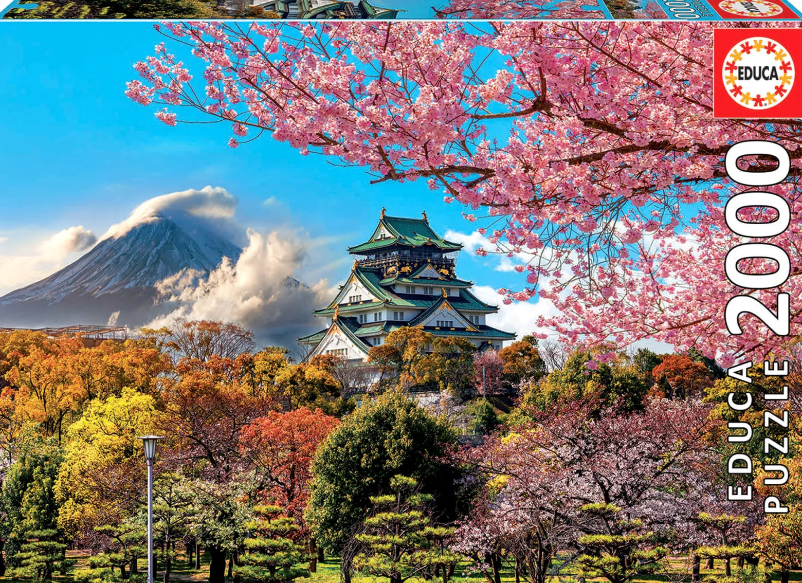 Puzzle 2000 el. Zamek Osaka / Japonia