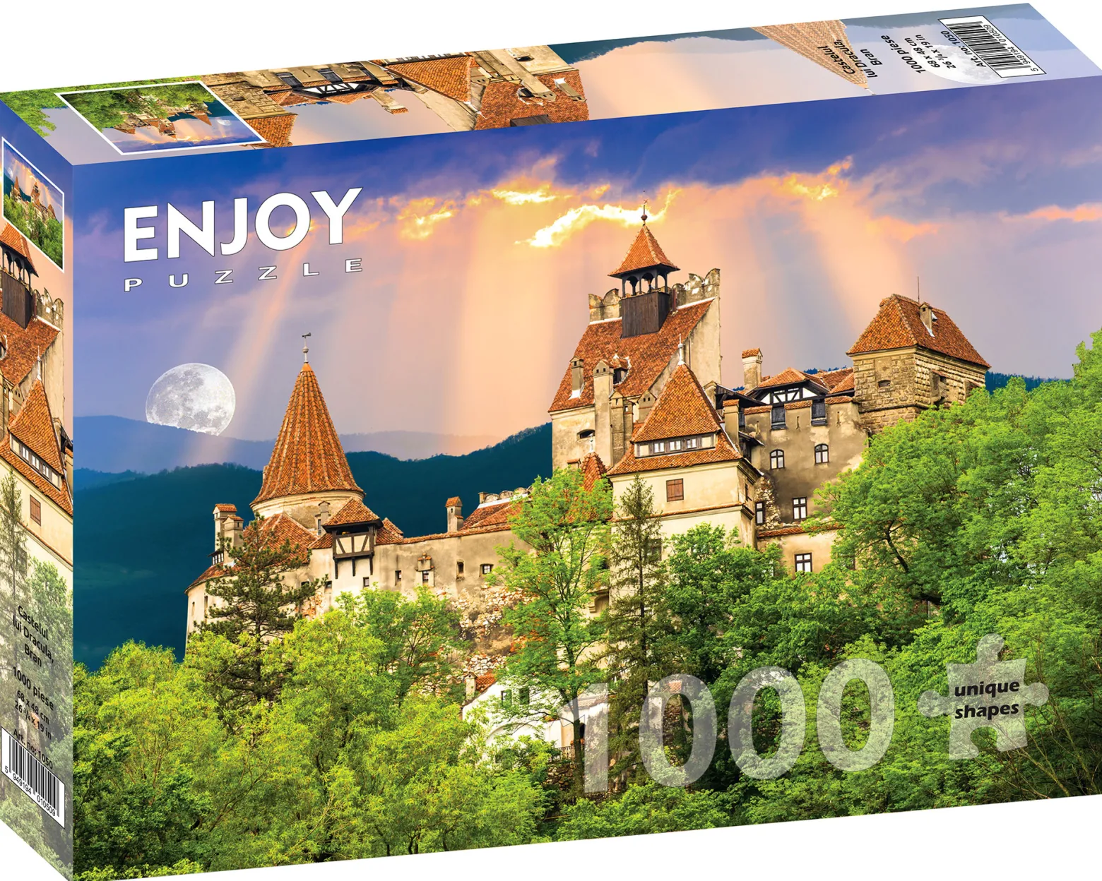 Puzzle 1000 el. Zamek w Branie / Siedmiogród / Rumunia