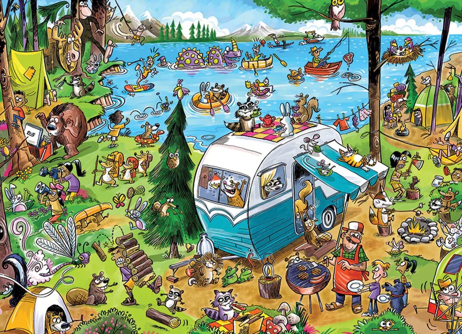 Puzzle 1000 el. Zew natury