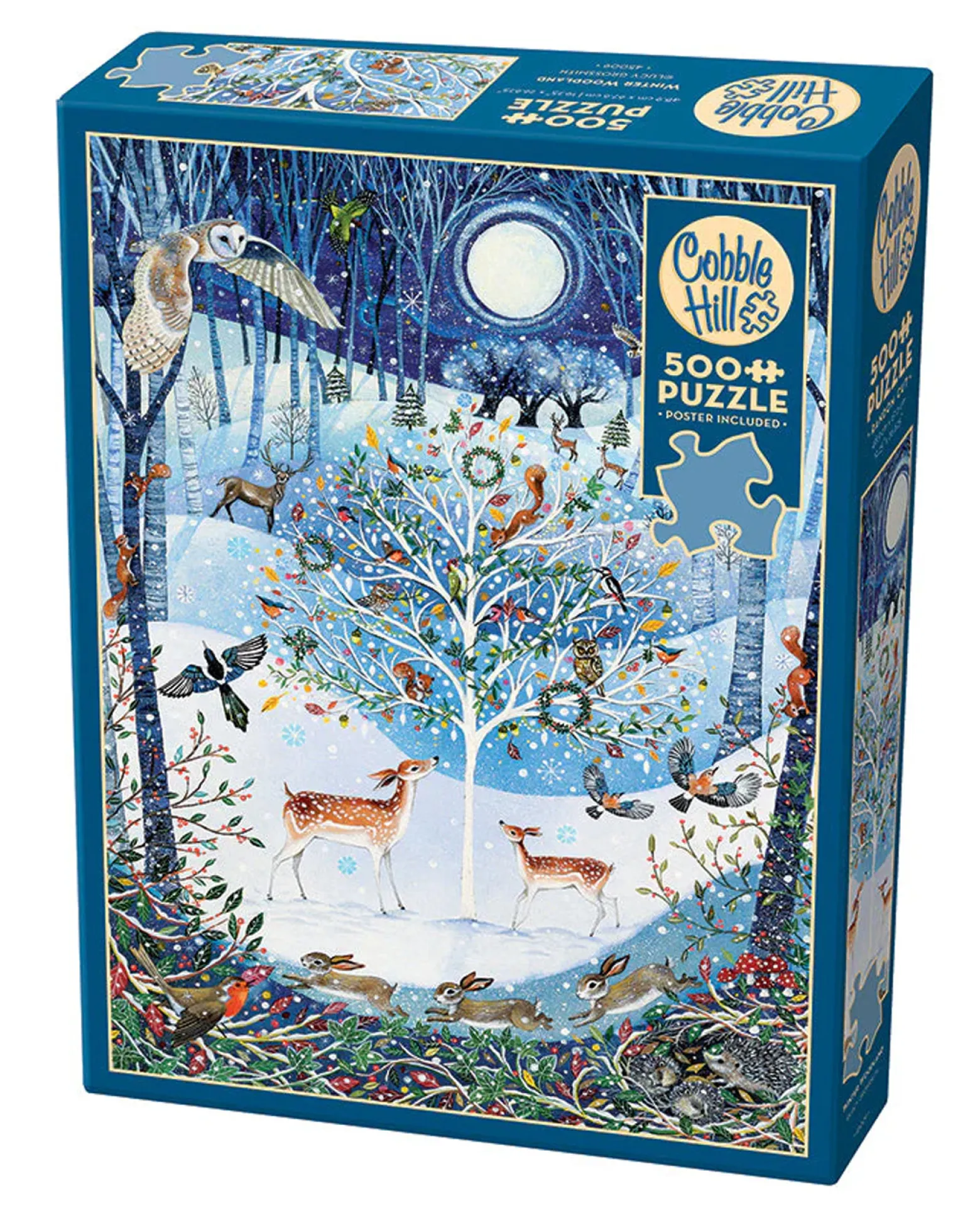 Puzzle 500 el. Zimowy las