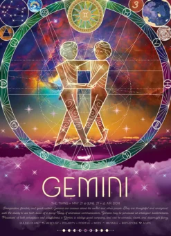 Puzzle 500 el. Znaki zodiaku: Bliźnięta