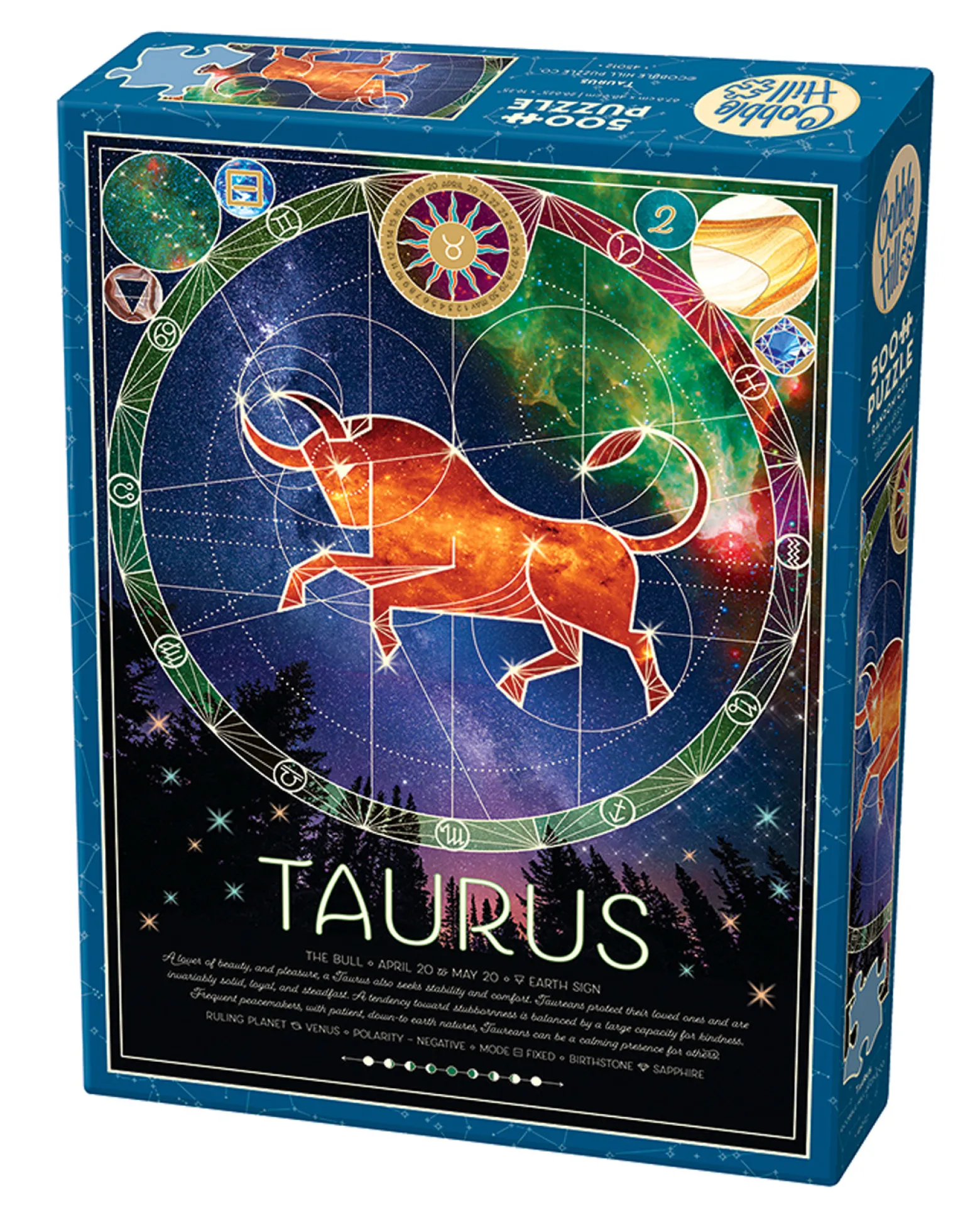 Puzzle 500 el. Znaki zodiaku: Byk