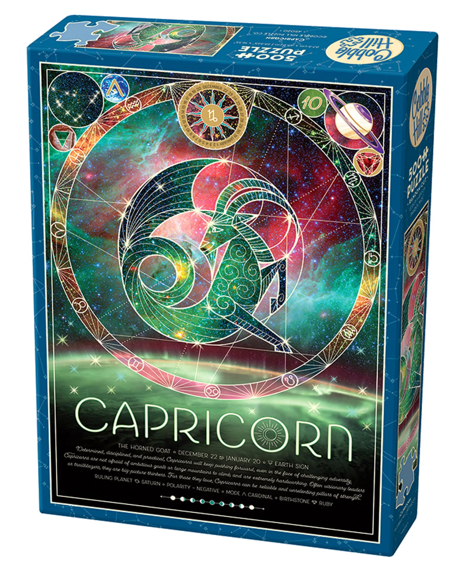 Puzzle 500 el. Znaki zodiaku: Koziorożec