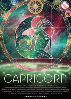 Puzzle 500 el. Znaki zodiaku: Koziorożec