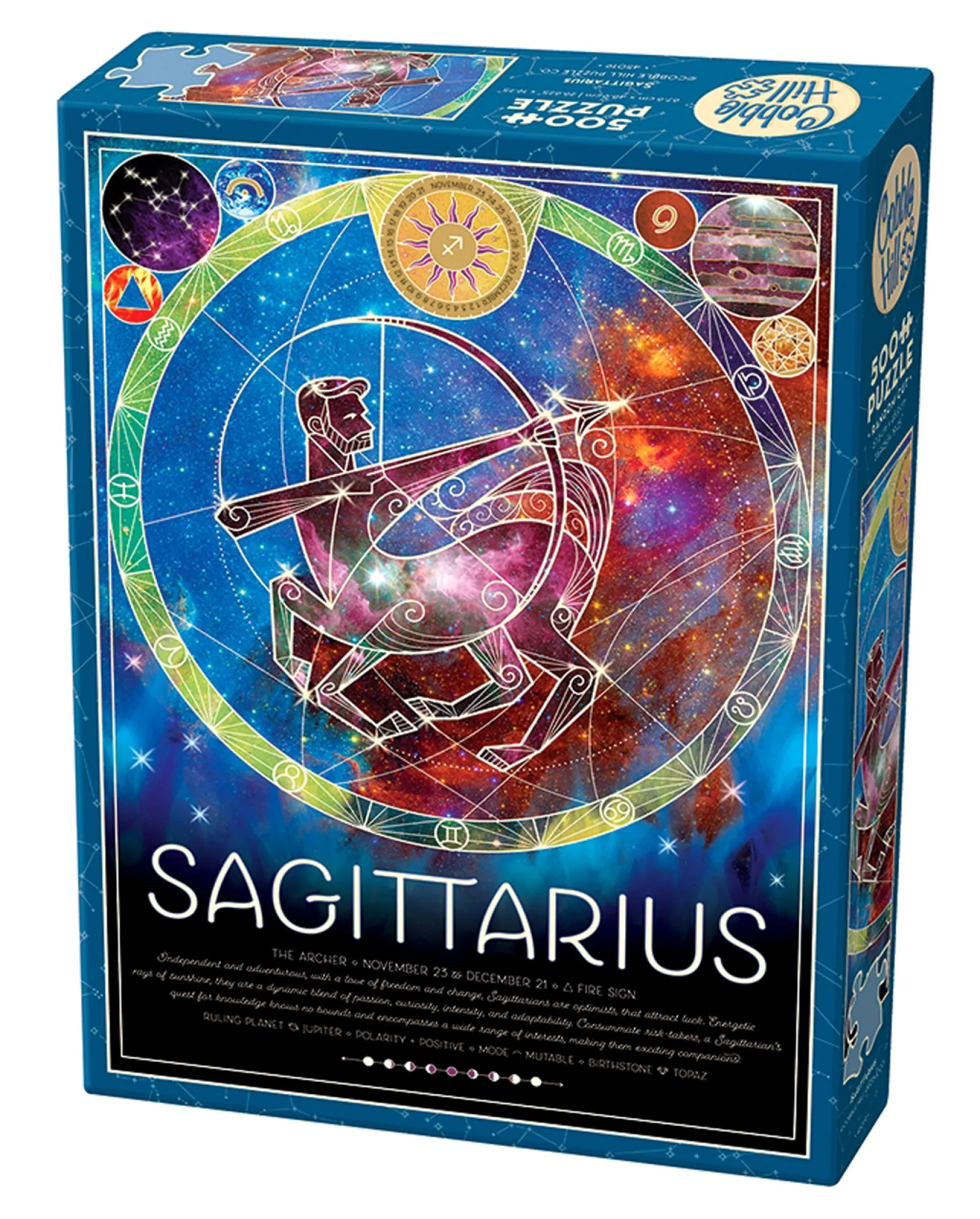 Puzzle 500 el. Znaki zodiaku: Strzelec