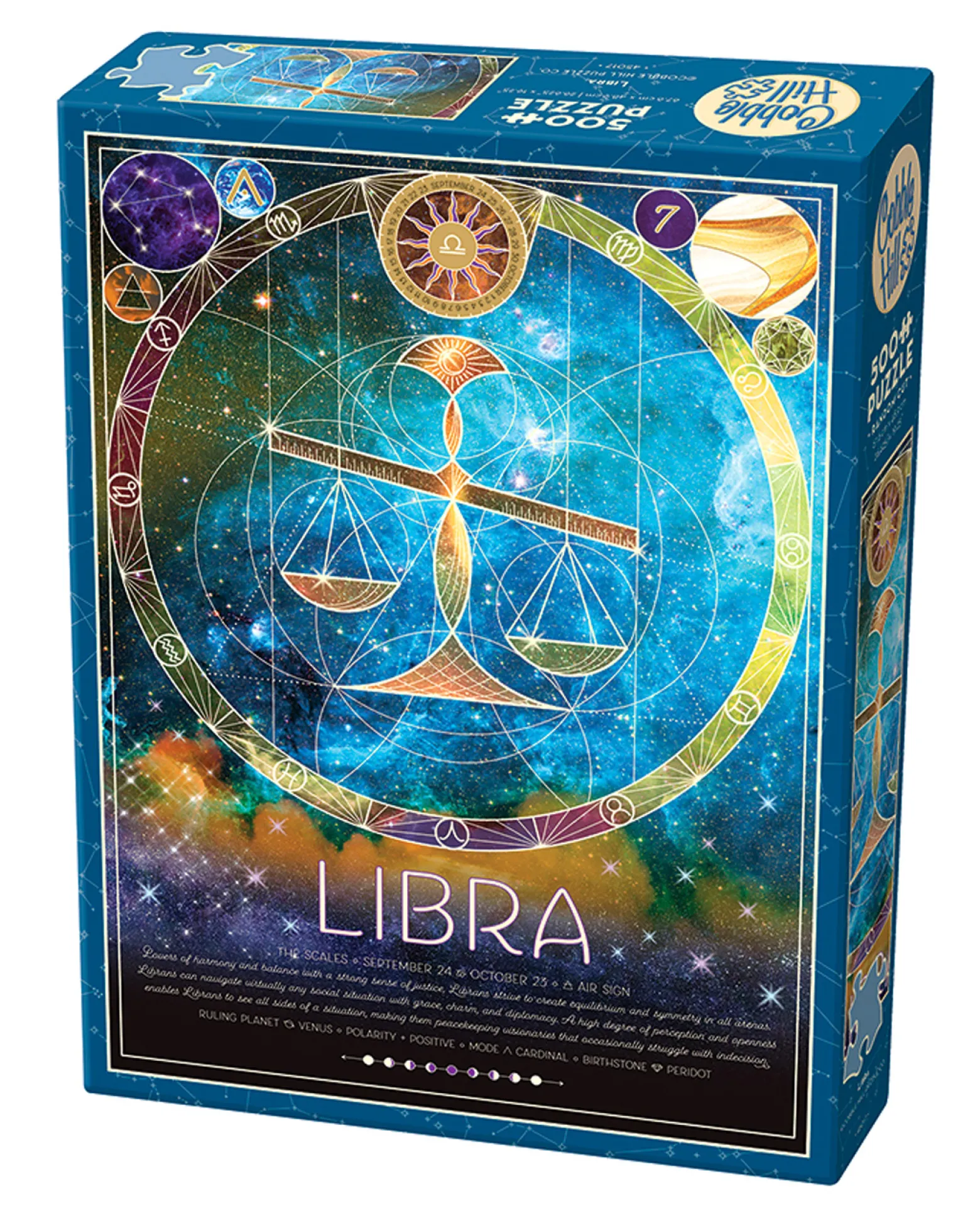Puzzle 500 el. Znaki zodiaku: Waga
