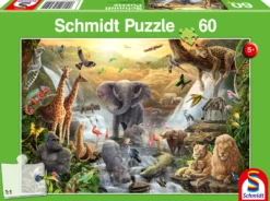 Puzzle 60 el. Zwierzęta Afryki