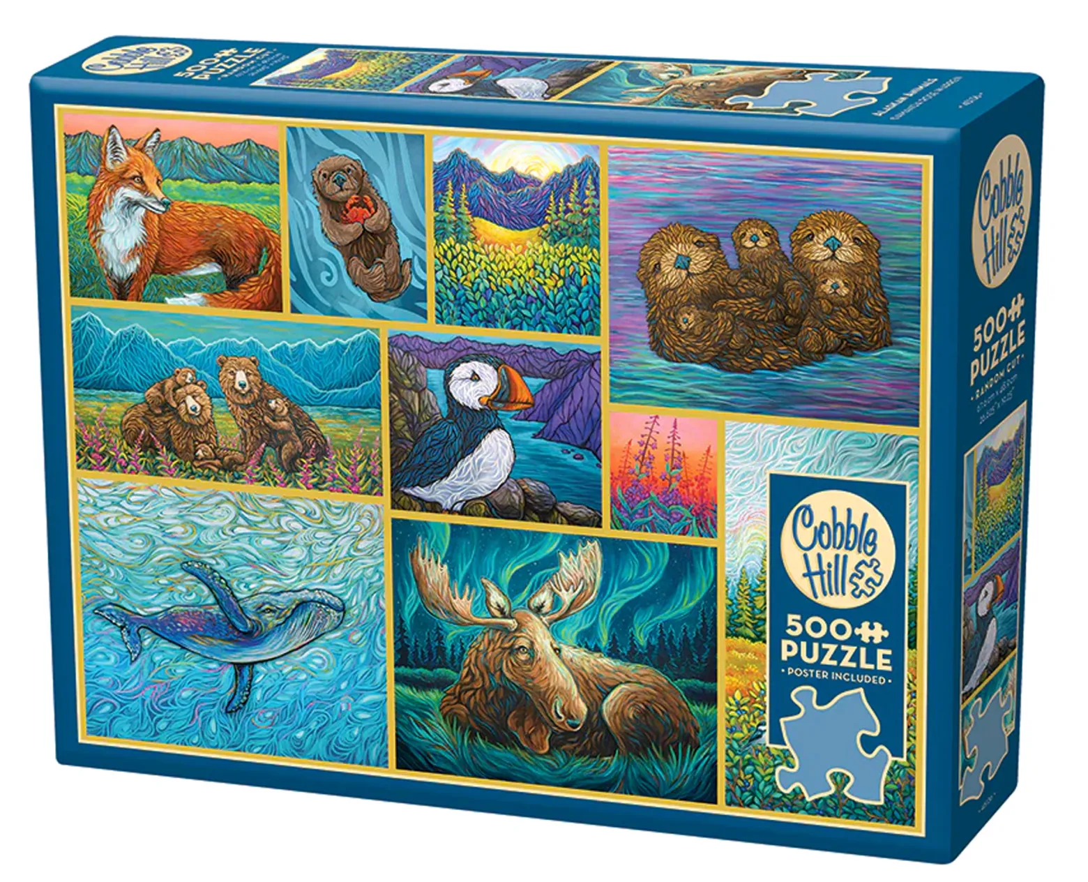 Puzzle 500 el. Zwierzęta Alaski