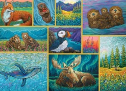 Puzzle 500 el. Zwierzęta Alaski