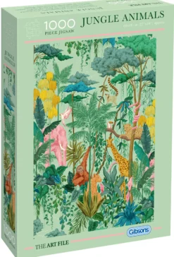 Puzzle 1000 el. Zwierzęta w dżungli